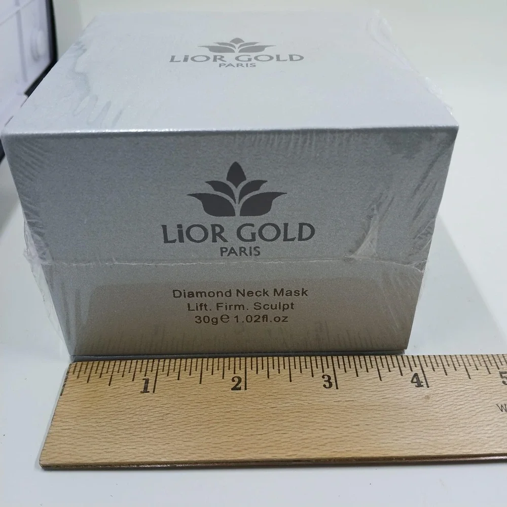 Lior Gold Diamond Neck Mask 30g 1.02oz Firming Sculpt‎ Anti Aging Made In France